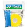 YONEX AC1025 Tennis & Badminton Grip Tape, Wet Super Grip, Spares for Replacement Wrap, Color: Yellow, Pack of 5 Rolls
