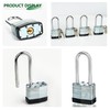 6 Keyed Alike Padlocks with 12 Keys, 40mm Heavy-Duty Padlocks