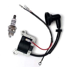 Ignition Coil with Spark Plug Suitable for Florabest FBK 4 B2 4-in-1 Brush Cutter