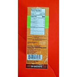 POCAS INSTANT HONEY GINGER TEA SOURSOP FLAVOR MADE WITH REALGINGER ( 20 SACHETS)