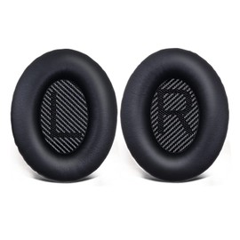 Replacement Ear Pads for Bose QuietComfort 15/QuietComfort 25(QC15/ 25), Headphone Ear Covers with Memory Foam, Soft Leather, Adaptive Bose Noise Cancelling Headphones Replacement Earpads Cushions