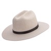 Jeanne Simmons Women's Flat Brim Cowboy Hat - Oatmeal OSFM