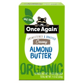 Once Again Organic Almond Butter, Original, 10 Count