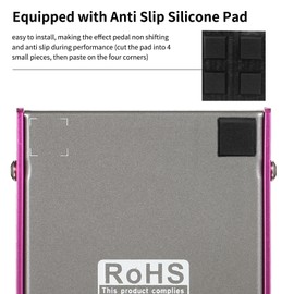 IRIN Mini Guitar Effect Pedal M-SHALL Speaker Simulator Cabinet Simulator Guitar Effector Pedal Speaker Simulation for Guitar Bass - British Sound (Purple)