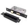 EAI Mortice Bathroom Lock | 61x44mm | Matt Black -