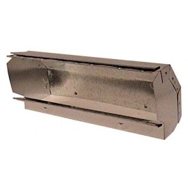 Made in USA 90 Degree Rectangular Shortway Elbow Duct 10" Long x 2-1/4" ID (3-1/4" Overall)