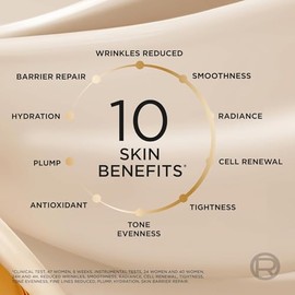 L'Oreal Paris Age Perfect Serum Le Duo, Suero iluminador, reafirmante y antienvejecimiento para rostro con péptido de colágeno, niacinamida, vitamina C y B3, 1 onza líquida + muestra