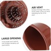 Sosoport 2 Large Ceramic Orchid Pots for Plants Drainage Holes