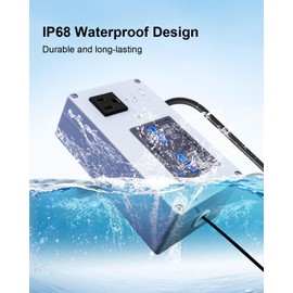 1100W Digital Temperature Controller, 110V 10A Thermostat Switch with Waterproof NTC 10K Sensor Probe, for Refrigerator Freezer Aquarium Heaters or Cooling Devices