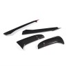 carcartrim-2022 Carbon fiber ABS Front Bumper Fog Light Lamp Trims