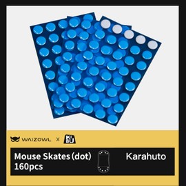 WAIZOWL x KIBU Universal Mouse Sole (DOT) 160 PCS (Karahuto)