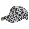 WHITE FANG CA334 Hat, Leopard Pattern, Cap, Animal, Stylish, Cool,