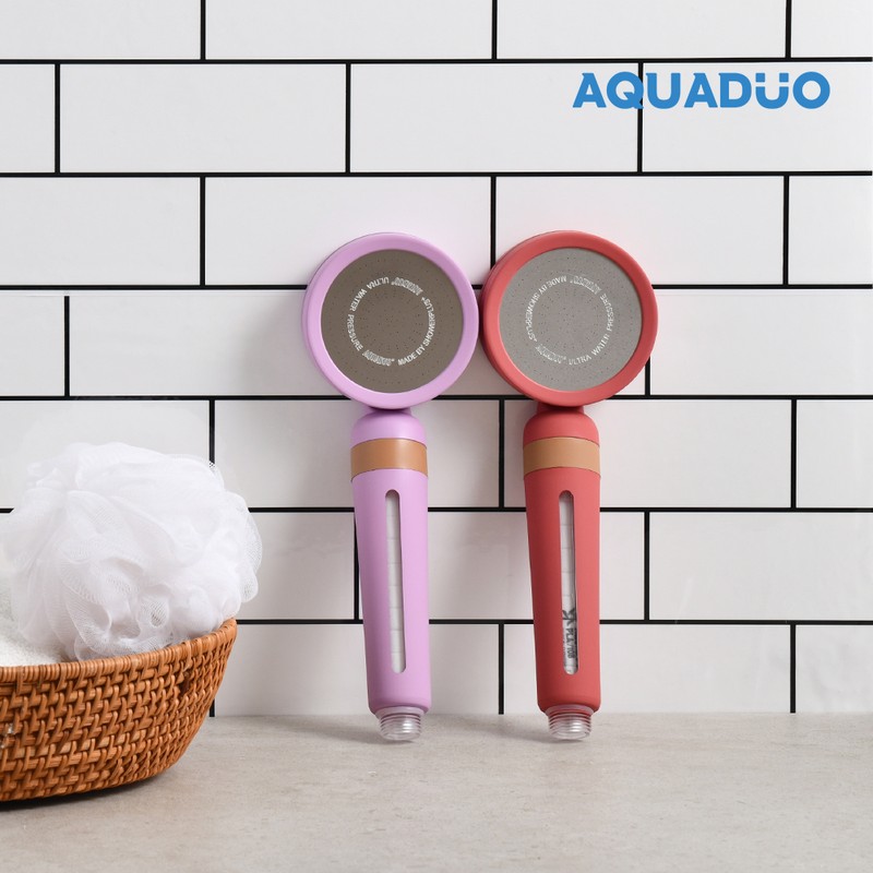 Aqua Duo Blossom Bathroom Design Wide Filter Shower 1 Year