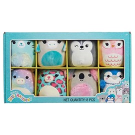 Kelly Toy Original Squishmallows 5-Inch Mini Plush 8-Pack Set White One_Size