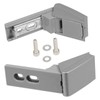 Spares2go Silver Door Hinges Repair Kit Pair for Liebherr Fridge