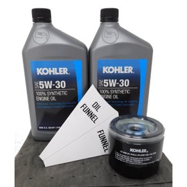 Kohler 5W-30 Full Synthetic Oil Change Kit 2 Quarts oil and Filter