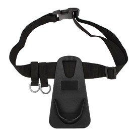 Doorslay Fishing Waist Belt Rod Holder Adjustable Fishing Pole Waist Belt Fishing Tackle Holder Padded Waist Belt