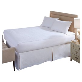 Perfect Fit SoftHeat - Full Heated Mattress Pad, Soft Microplush Heated Beddding with Safe & Warm Low-Voltage Technology (Full)