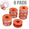 DEWIN Replacement Grass Trimmer, Pack of 8 Trimmer Spool Replacement