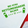 Hellweg Druckerei Car Sticker Rear Window Sticker with German Text