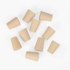 stonylab Solid Rubber Stopper, Pack of 10, 2# - 15