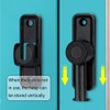 Barn Door Latch- 90/180° Sliding Lock for Bathroom/Bedroom/Garden/Gate/Garage, Secure Sliding