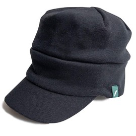 Nakota Sweat Work Cap, Newsboy, Hat, Unisex, Large Size, Tricolor, Loose Fit, All Seasons, black (black 19-3911tcx), L