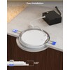 Sunco 6 Pack 6 Inch LED Recessed Light with Night