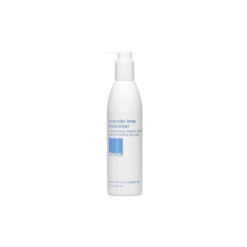 LATHER Lavender Lime Moisturizer 8oz by LATHER