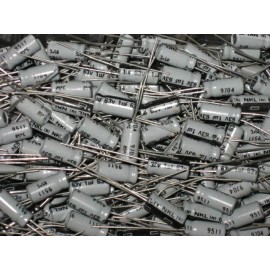 Unbranded 1uf 63 volt electrolytic, qty of 1, new, tested