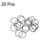 sourcing map Nitrile Rubber O-Rings 20mm OD 18mm ID 1mm