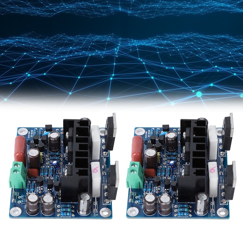 2Pcs MX50 SE Amplifier Board KTB817 Chip 15‑100W 8Ω High
