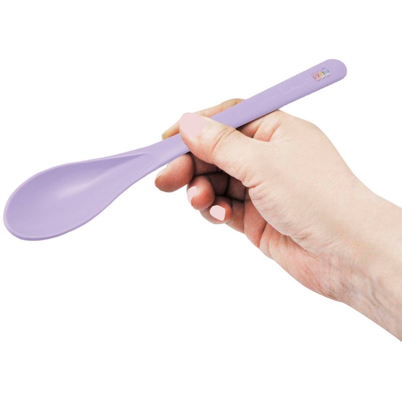 Skater CSAB4AG-A Long Spoon with Case, Sumikko Gurashi, Rabbit Rice