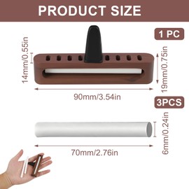 MILAKE Natural Wood Car Air Freshener Perfume Vent Clip, Essential Oil Diffuser for Vehicles, DIY Scent Customization, Decorative Auto Accessories Gift Set for Cars, Office, Kitchen, Bathroom