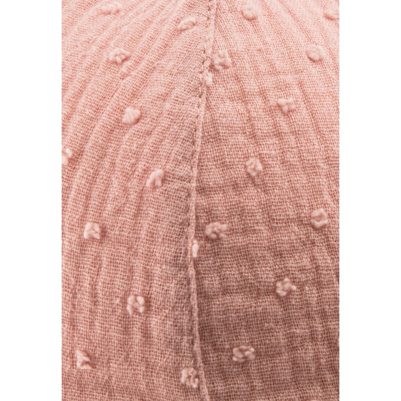 Sterntaler Girls' Muslin Printed Polka Dot Hat, Matt Pink, 51