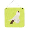 Caroline's Treasures German Helmet Pigeon Green Metal Print, 6" H