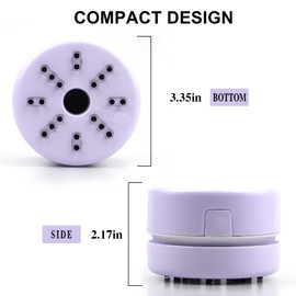BLOCE Diamond Tools, Diamond Accessories for Diamonds, Desk Vacuum Cleaner Mini, Hand-Held Vacuum Cleaner for Painting Lover (Purple)