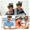 SOETDERT Yacht Captain Hat Captain Hat Costume Set, Adjustable Captain's