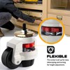 Retractable Leveling Machine Casters 4Pcs- 4400 lbs Per Set -