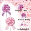 QXCFTW 10 Pcs Pink Bows for Gift Wrapping, 4-5 inch