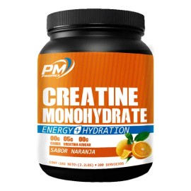 Creatina Monohidratada Promex 1kg 200 Servicios Sabores Naranja                                                                                       