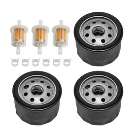 Anxingo 49065-7007 49065-0721 Oil Filter Replacement for Kawasaki FR691V FR651V FX600V FR730V FR541V FR600V FS730 FS451V FS481V FS691V 4 Cycle Engine FB460V FC420V FC540V, 3Set