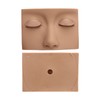 Lash Mannequin Head Removable Silicone Replacement Eyelash Mannequin Head for