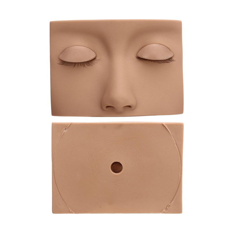Lash Mannequin Head Removable Silicone Replacement Eyelash Mannequin Head for