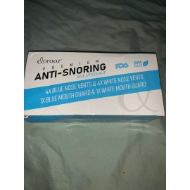 Unbranded Dorooz Nose Vents And Mouth Guards Premium Anti-snoring Solution Kit