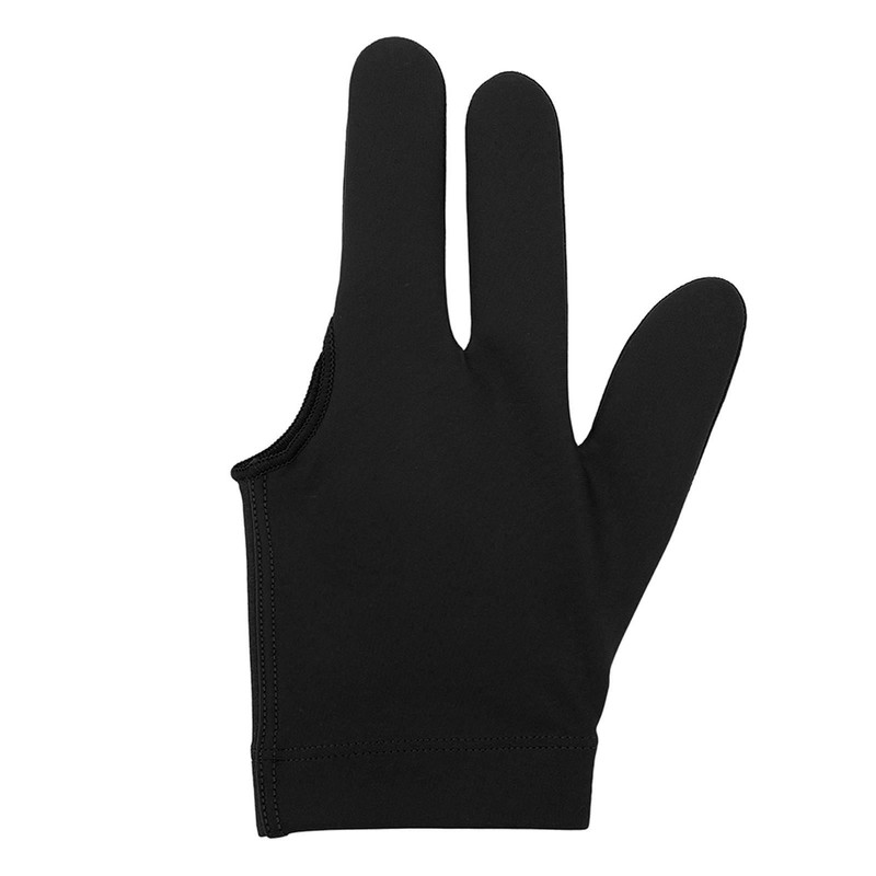 Left Hand Billiard Gloves Polyurethane Fiber Average Size Three Fingers