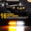 FOXCID 4 x LED Emergency Grille Surface Mount Strobe Light