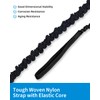OCEANBROAD Kayak Paddle Leash with D-Ring Stretchable Bungee Strap Lanyard