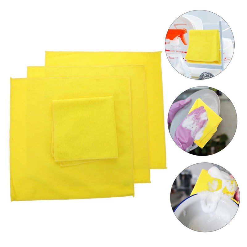 Beavorty Soft Microfiber Cleaning Cloths Dish Rags for Kitchen Dishwasher
