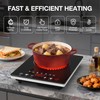 Portable Electric Cooktop GTKZW, 1800W Single Stove Burner Hot Plate